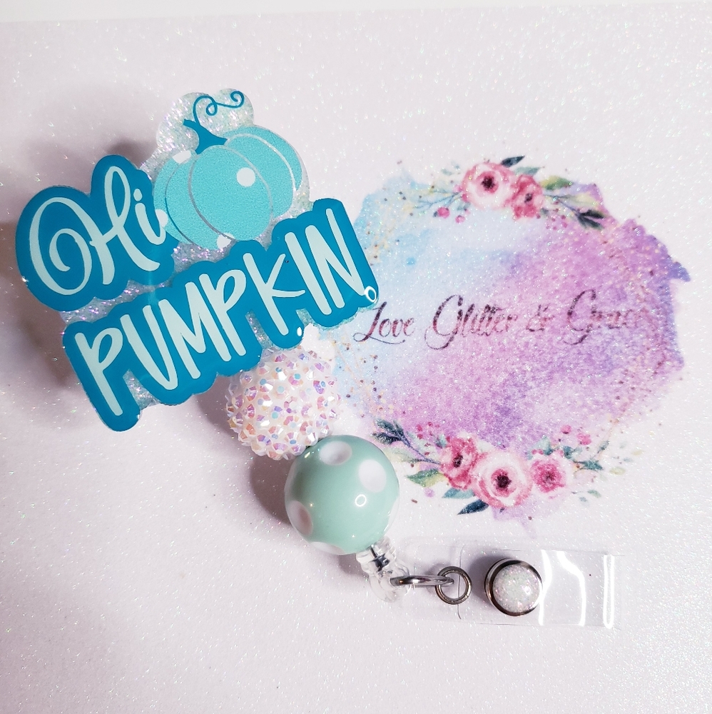 Pumpkin, fall, Hi Pumpkin Badge reel